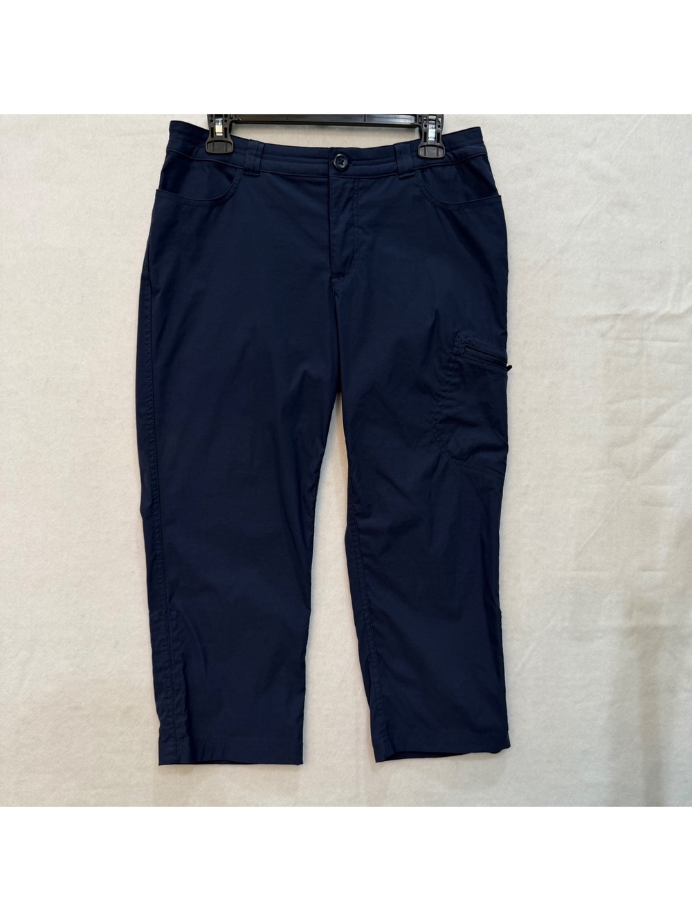 Eddie Bauer Women's 6 WR W Tech Capri Pants Navy Blue Hiking Capris